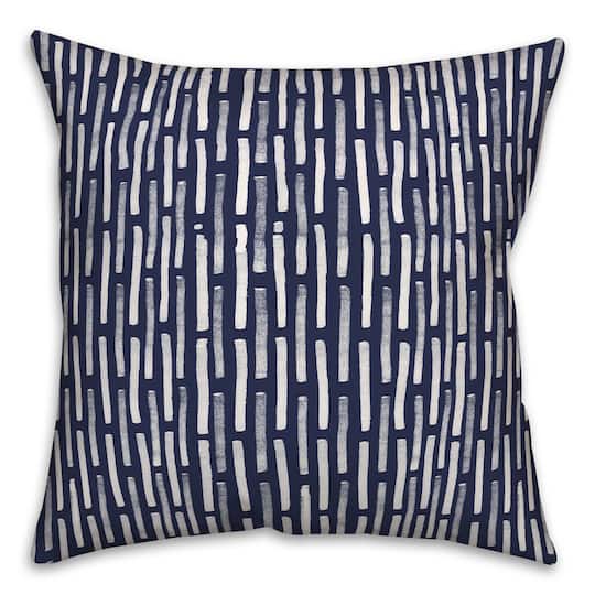 Geometric Lines Indoor/Outdoor Throw Pillow